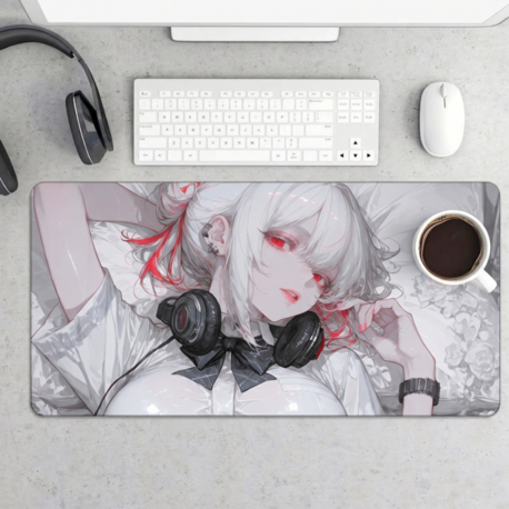 Anime Kız Temalı Kişiye özel tasarım gaming mousepad ile setup’inı tamamen sana özel