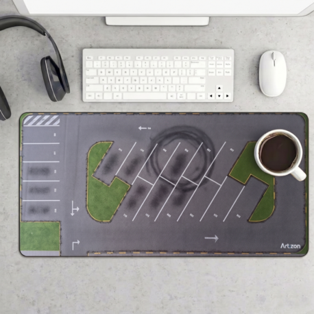 Hot Wheels Car Parking Kişiye özel tasarım gaming mousepad ile setup’inı tamamen sana özel