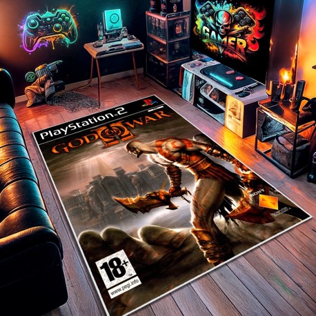 God Of War Halı 80 x 120 cm  , Diğer Ölçüler İçin Varyasyon Seçebilirsiniz