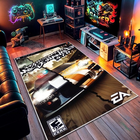 NFS Mostwnted Halı 80 x 120 cm , Diğer Ölçüler İçin Varyasyon Seçebilirsiniz