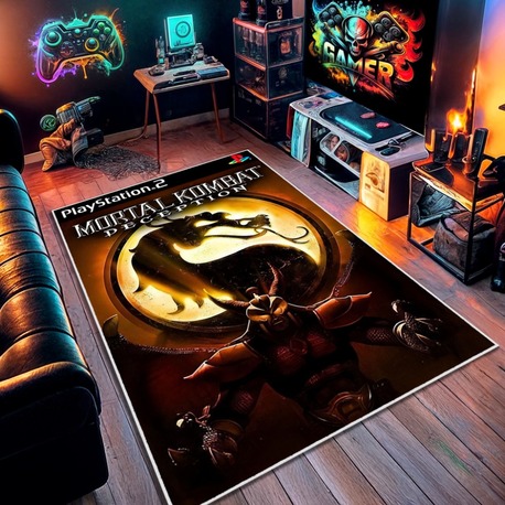 Mortal Kombat Halı 80 x 120 cm , Diğer Ölçüler İçin Varyasyon Seçebilirsiniz