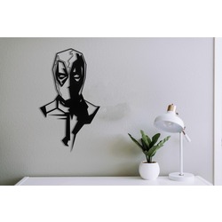 Deadpool Shadows Metal Tablo