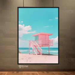 Pembe Can Kurtaran Kulesi Sahil Manzarası