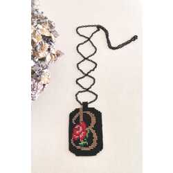 BN.69 ARTPERLO HARF KOLYE - ROSE SERİSİ