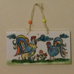 Çini Horoz Figürü/Tile Rooster Figure