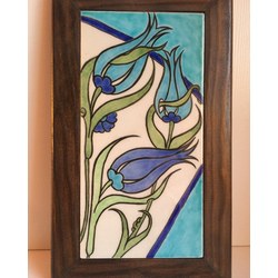 10x20 Dekoratif Çini Pano/ Decorative Tile Panel