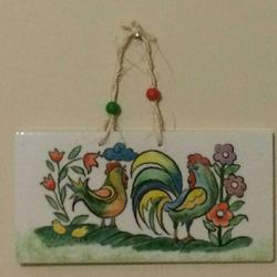 Çini Horoz Figürü/Tile Rooster Figure
