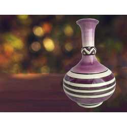 Mor Çini Vazo/Purple Tile Vase