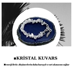 Kristal Kuvars Bileklik 
