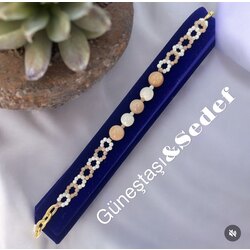 Güneştaşı ve Sedef Doğaltaş Bileklik