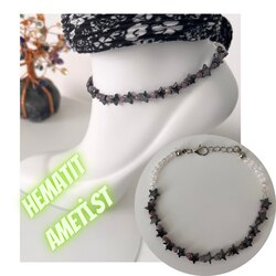 Hematit ve Ametist Halhal