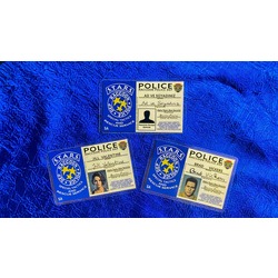 Resident Evil S.T.A.R.S. Brad ve Jill Kimlik Kartları, Özelleştirilebilir, 8,5x5,4cm