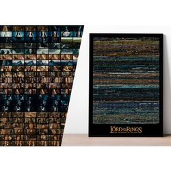 Yüzüklerin Efendisi: Yüzük Kardeşliği Film Sahneleri Posteri, 70x100cm