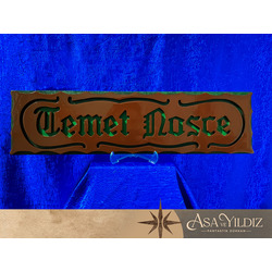 Temet Nosce Tablosu v1.0, 13x50cm