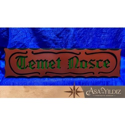 Temet Nosce Tablosu v1.5, Daha Derin Harfler, Daha Açık Renkler, 13x50cm