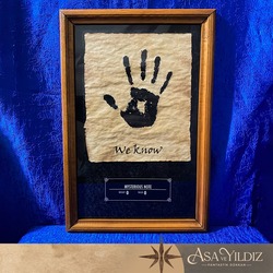Dark Brotherhood We Know Parşömen, 30,5x45,5cm, Çerçeveli