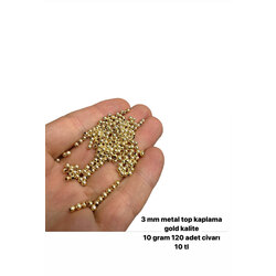 3 mm metal top kaplama gold kalıte