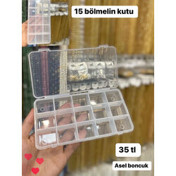 15 bölmelı kutu