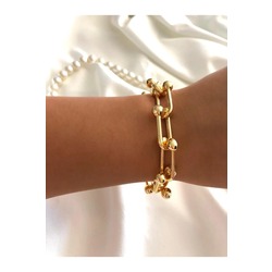 Kadın Premium Kalite Blanca Tiffany Gold Zincir Bileklik
