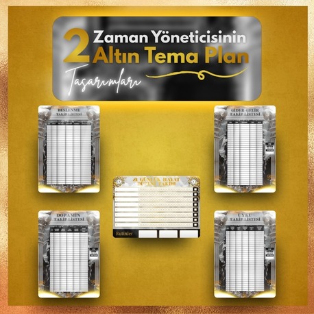Zaman Yöneticisinin Altın Tema Planlama Serisi 2: Hayat Düzeni