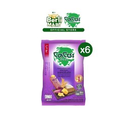 1 paket [10 adet] Dozo Dozo çıtır Japon pirinci, mor tatlı patates peyniri aroması