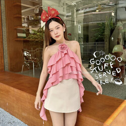 Flower Fairy Top - Pembe