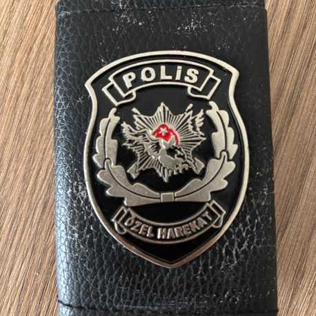Polis özel harekat rozetli kartlık 