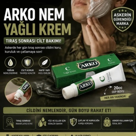 ✔️ARKO KREM YAGLI 20 CC
