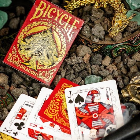 Bicycle Dragon v2 Playing Cards
