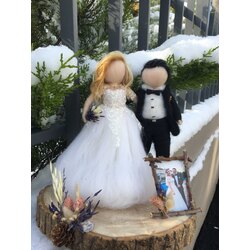 keçe bebek gelin damat