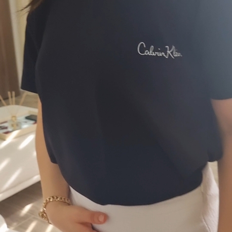 elyazisi ck siyah tişört 