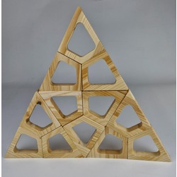 Ahşap Geometrik 12 Parça Eğitici Set