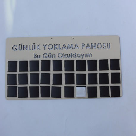 Günlük Yoklama Panosu (30 lu)