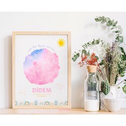 Çocuklar için Yıldız Haritası 30*40 