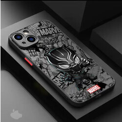 Karikatür Marvel black panther kılıf iPhone 