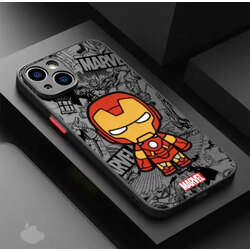 Karikatür Marvel Demir Adam kılıf iPhone 