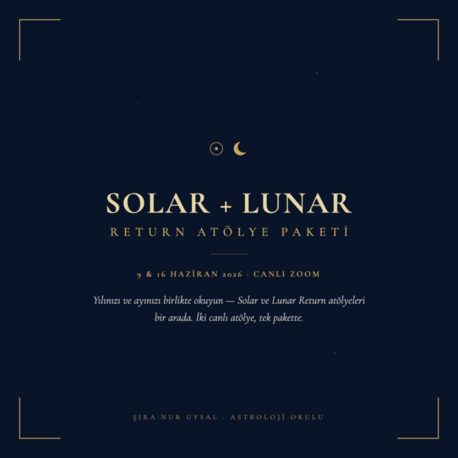 Solar + Lunar Atölye Paketi