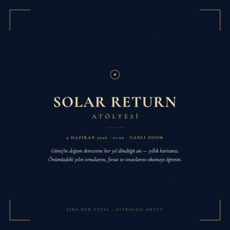 Solar Return Atölyesi