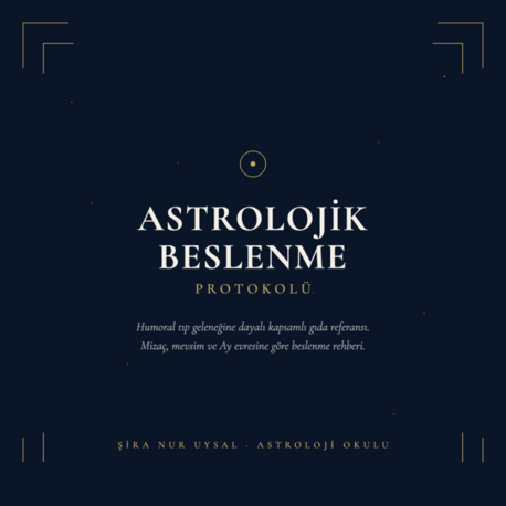 Astrolojik Beslenme Protokolü Kitapçığı