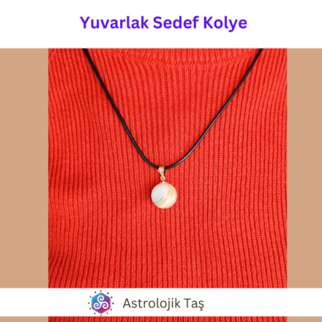 Yuvarlak Sedef Kolye Kolye