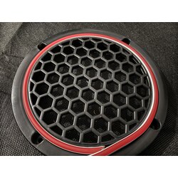 16 Cm Kırmızı Midrange Kapağı (2 Adet)