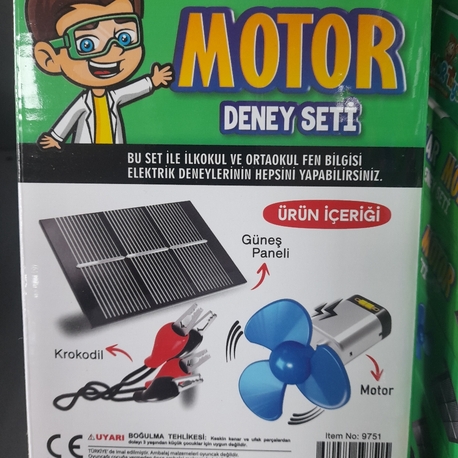 SOLAR MOTOR DENEY SETİ