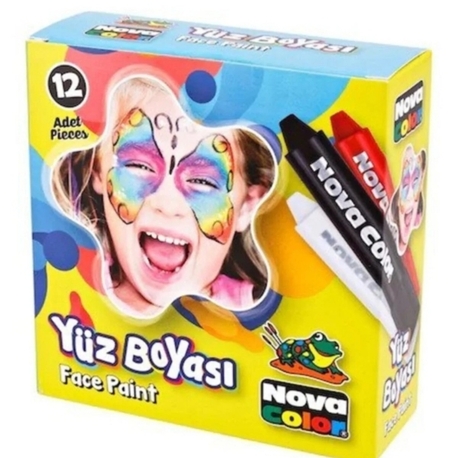 Nova Color Yüz Boyası Turuncu 12 Li