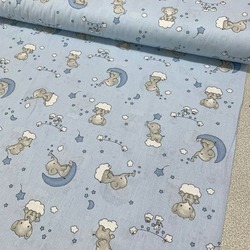 Atelier Renkli Bulutlu Filler Mavi