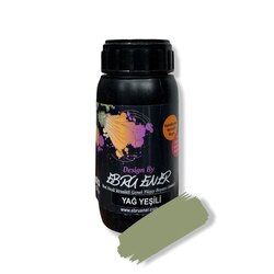 Ebru Ener Yeni Nesil Anka Vernikli Genel Yüzey Boyası (Islak Zemin Boyası) 250ml Yağ Yeşili