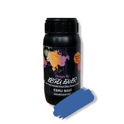 Ebru Ener Yeni Nesil Anka Vernikli Genel Yüzey Boyası (Islak Zemin Boyası) 250ml Ebru Mavi