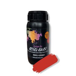 Ebru Ener Yeni Nesil Anka Vernikli Genel Yüzey Boyası (Islak Zemin Boyası) 250ml Ebru Kırmızı
