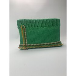 Juno Süet Detaylı Örgü Clutch
