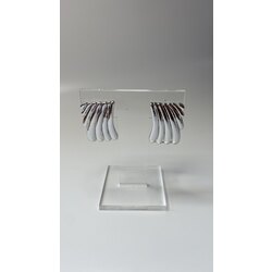 Silver plaka küpe