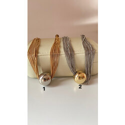 Top detaylı kolye (1 numara)